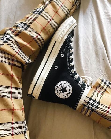 burberry converse shoes|men's high top Burberry shoes.